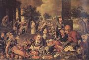 Pieter Aertsen Christ and the Adulteress (mk14) oil painting